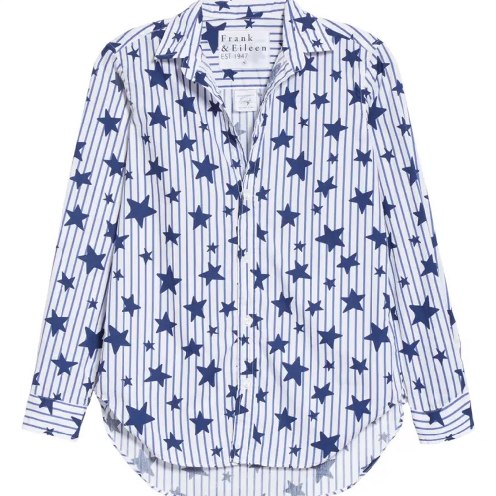 NWT Frank & Eileen Stars and Stripes Super…